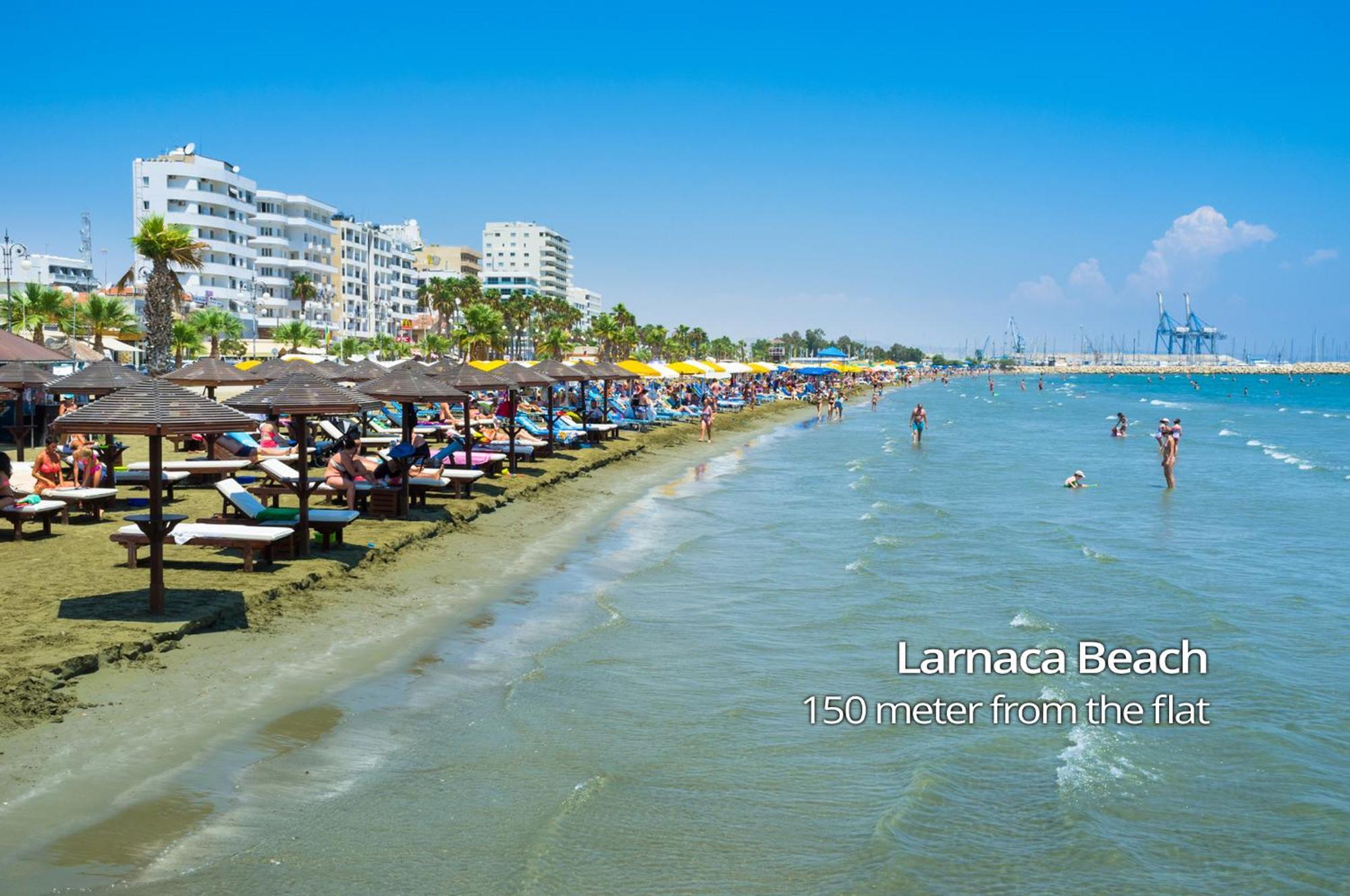 Paradise Palms Seaview Apartment Larnaca Exterior photo